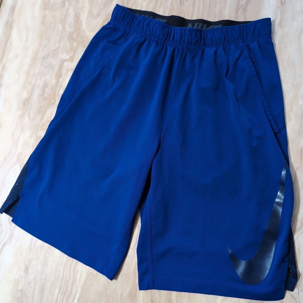 Nike Sm Dri-Fit Hyperspeed Swoosh Men Basketball Training Shorts Blue 871720-455